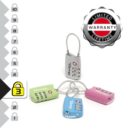 Artikelbild 4 für Master Lock® Gepäckschloss 4688EURD farbsortiert, Artikelnummer 727513