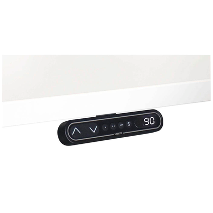 Artikelbild 5 für HAMMERBACHER XBHM16 elektrisch höhenverstellbarer Schreibtisch weiß rechteckig, C-Fuß-Gestell weiß 160,0 x 80,0 cm, Artikelnummer 344477