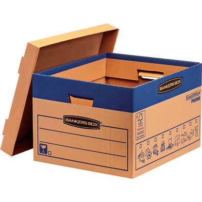 Artikelbild für 10 Bankers Box Umzugskartons SmoothMove Prime 40,0 x 33,5 x 29,2 cm, Artikelnummer 539146