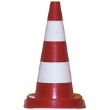 Artikelbild 1 für Leitkegel rot, weiß 50,0 cm, Artikelnummer 807438