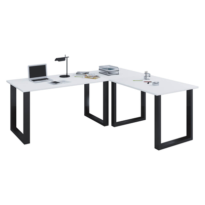 Artikelbild 6 für VCM my office Lona Schreibtisch weiß rechteckig, U-Fuß-Gestell schwarz 80,0 x 50,0 cm, Artikelnummer 905404