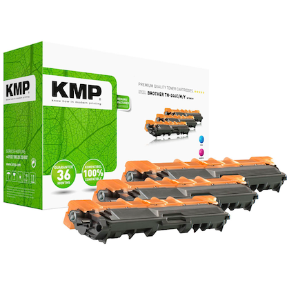 Artikelbild 3 für KMP 1248,3030 cyan, magenta, gelb Toner kompatibel zu brother TN-246C/M/Y, 3er-Set, Artikelnummer 685154