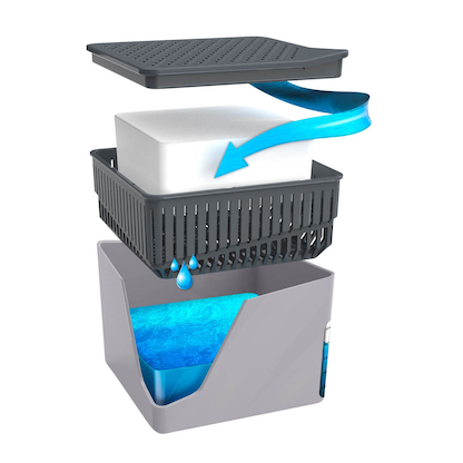 Artikelbild 3 für WENKO Cube Raumentfeuchter grau, 2x 500,0 g, Artikelnummer 816791