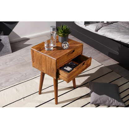 Artikelbild 6 für WOHNLING Nachttisch Massivholz sheesham 47,0 x 36,0 x 66,0 cm, Artikelnummer 906931