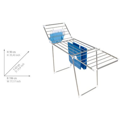 Artikelbild 6 für WENKO Wäscheständer Profi Plus silber, Artikelnummer 531891