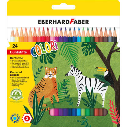 Artikelbild 13 für EBERHARD FABER Colori Buntstifte farbsortiert, 24 St., Artikelnummer 708962