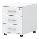 Artikelbild 1 für röhr direct.office Rollcontainer weiß 3 Auszüge 42,5 x 50,0 x 55,0 cm, Artikelnummer 460877