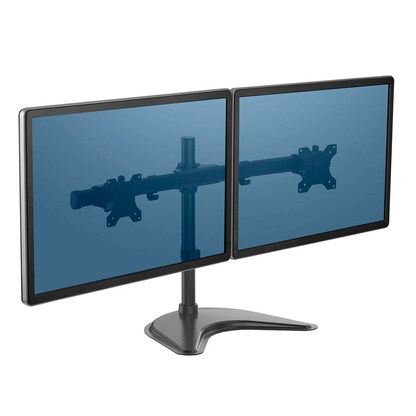 Artikelbild 7 für Fellowes Monitor-Halterung Seasa 8043701 schwarz für 2 Monitore, Tischständer, Artikelnummer 703502