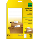 Artikelbild 1 für 156 SIGEL Beschriftungsschilder für Hängeregister weiß, Artikelnummer 432997