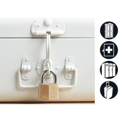 Artikelbild 4 für 6 Master Lock® Vorhängeschlösser 140EURSIX gold, Artikelnummer 727531