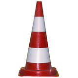 Artikelbild 1 für Leitkegel rot, weiß 75,0 cm, Artikelnummer 807461