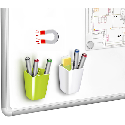 Artikelbild 2 für cep magnetischer Stiftehalter anis-grün Polystyrol 2 Fächer 7,8 x 7,4 x 9,5 cm, Artikelnummer 260245