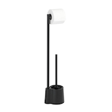 Artikelbild 1 für WENKO WC-Garnitur Avola schwarz Metall, Artikelnummer 813374