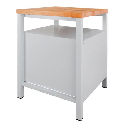 Artikelbild 2 für ADB Werkbank lichtgrau, anthrazitgrau 3 Schubladen 60,0 x 60,0 x 84,0 cm, Artikelnummer 204897