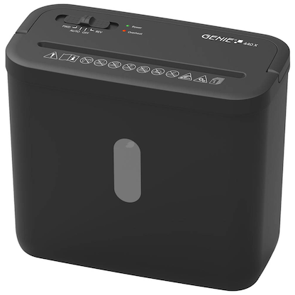 Artikelbild 2 für GENIE 440 X Aktenvernichter mit Partikelschnitt P-4, 4 x 38 mm, bis 4 Blatt, schwarz, Artikelnummer 220289