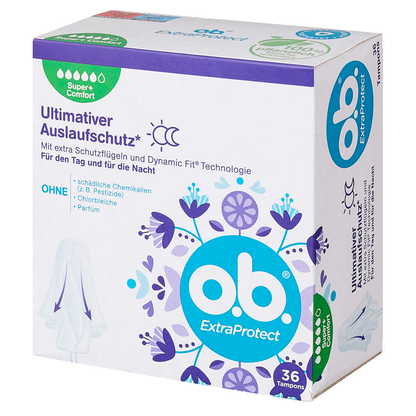 Artikelbild 3 für o.b. Tampons ExtraProtect Super+Comfort für sehr starke Periode, 36 St., Artikelnummer 537942
