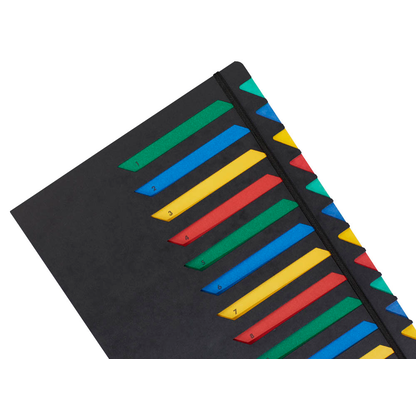Artikelbild 3 für PAGNA Ordnungsmappe 12 Fächer schwarz, Artikelnummer 436360