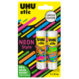 Artikelbild 1 für 2 UHU Neon Edition Klebestifte 2x 8,2 g, Artikelnummer 652988