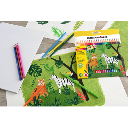 Artikelbild 2 für EBERHARD FABER Colori Buntstifte farbsortiert, 24 St., Artikelnummer 708962