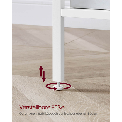 Artikelbild 7 für VASAGLE Nachttisch weiß 35,0 x 35,0 x 70,0 cm, Artikelnummer 438699