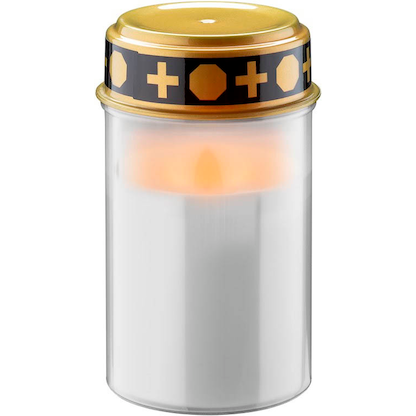 Artikelbild für goobay Grablicht LED mit Timer weiß, Artikelnummer 505162