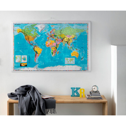 Artikelbild 2 für FRANKEN Weltkarte Karton, Artikelnummer 801647