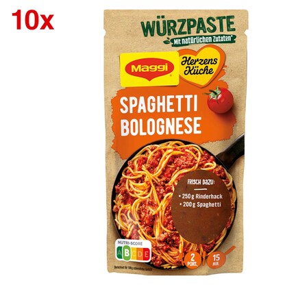 Artikelbild 13 für Maggi® Würzpaste Spaghetti Bolognese 10x 2 Portionen, Artikelnummer 612293
