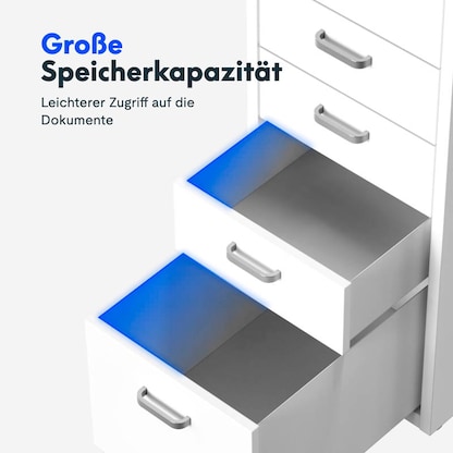 Artikelbild 6 für FlexiSpot Rollcontainer grün 5 Auszüge 28,0 x 41,0 x 69,0 cm, Artikelnummer 656419