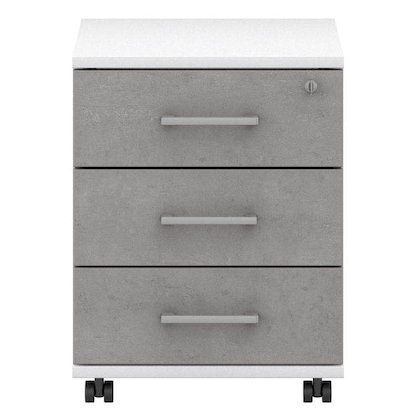 Artikelbild 7 für röhr direct.office Rollcontainer beton 3 Auszüge 42,5 x 50,0 x 55,0 cm, Artikelnummer 460853