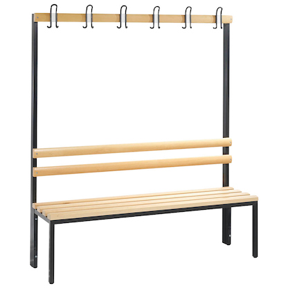 Artikelbild 5 für CP Garderobenbank mit Haken Basic 8051-100 S10000 buche Holz 150,0 cm, Artikelnummer 523454