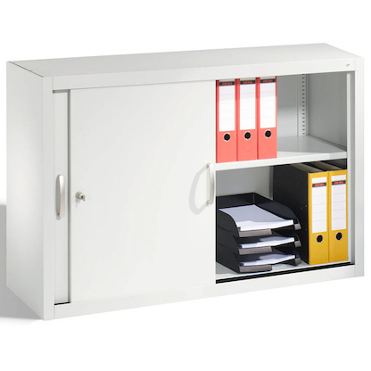 Artikelbild 5 für CP Aufsatz-Schiebetürenschrank C 2000 Acurado, 2045-00 S10084 lichtgrau 1 Fachboden 120,0 x 40,0 x 79,0 cm, Artikelnummer 303560