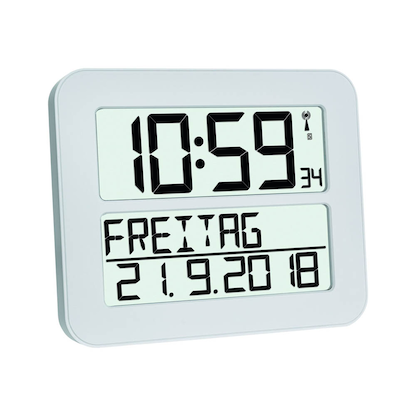 Artikelbild 10 für TFA® digitale Funkwanduhr 60.4512.02 weiß Kunststoff 25,8 x 21,2 cm, Artikelnummer 915160