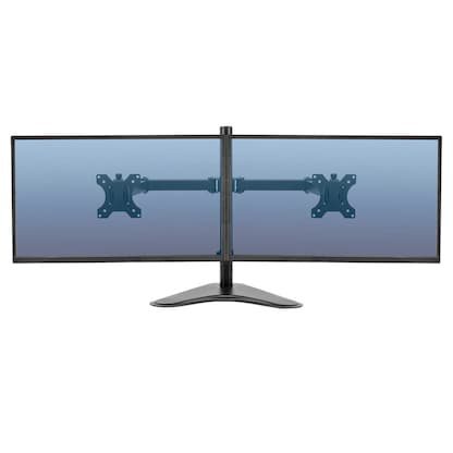 Artikelbild 3 für Fellowes Monitor-Halterung Seasa 8043701 schwarz für 2 Monitore, Tischständer, Artikelnummer 703502