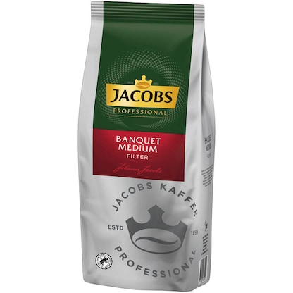Artikelbild 2 für JACOBS BANQUET MEDIUM Kaffee, gemahlen, Arabica- und Robustabohnen 1000,0 g, Artikelnummer 393187