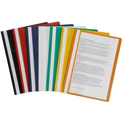 Artikelbild für 25 dots Schnellhefter Kunststoff farbsortiert DIN A4, Artikelnummer 917284