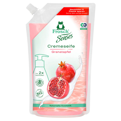 Artikelbild für Frosch® Granatapfel Flüssigseife Nachfüllpackung 500 ml, Artikelnummer 513547