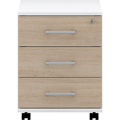 Artikelbild 7 für röhr direct.office Rollcontainer sonoma-eiche 3 Auszüge 42,5 x 50,0 x 55,0 cm, Artikelnummer 460860