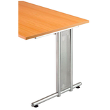 Artikelbild 1 für HAMMERBACHER Prokura Seitenblenden silber 12,5 x 61,5 cm, Artikelnummer 709709