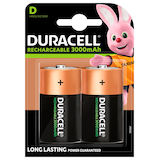 Artikelbild 1 für 2 DURACELL Akkus PreCharged Mono D 3.000 mAh, Artikelnummer 450098