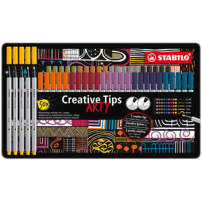 Artikelbild 8 für STABILO ARTY URBAN Filzstifte farbsortiert, 50 St., Artikelnummer 363691