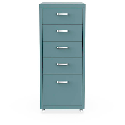 Artikelbild 5 für FlexiSpot Rollcontainer graublau 5 Auszüge 28,0 x 41,0 x 69,0 cm, Artikelnummer 656498