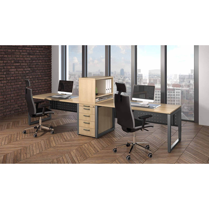 Artikelbild 6 für HAMMERBACHER RSI16 Sichtblende grau 148,2 x 35,0 cm, Artikelnummer 859153