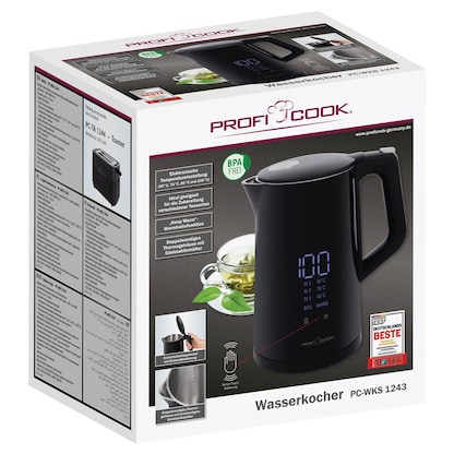 Artikelbild 6 für CLATRONIC Wasserkocher PC-WKS 1243 schwarz 1,7 l 2200 W, Artikelnummer 932083