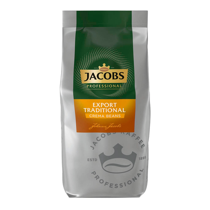 Artikelbild 2 für JACOBS EXPORT TRADITIONAL Crema Kaffeebohnen, Arabica- und Robustabohnen kräftig, 1,0 kg, Artikelnummer 393268