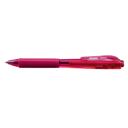 Artikelbild für Pentel Kugelschreiber BK440 pink/transparent, Schreibfarbe: pink, 1 St., Artikelnummer 388488