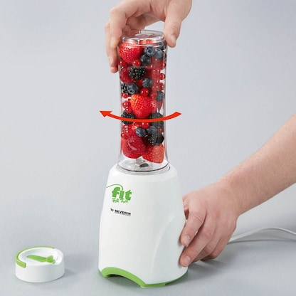 Artikelbild 7 für SEVERIN SM 3735 Smoothie-Maker weiß/grün 300 W, Artikelnummer 648752