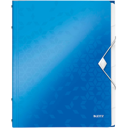 Artikelbild für AKTION: LEITZ Ordnungsmappe WOW 4633 6 Fächer blau mit Prämie nach Registrierung, Artikelnummer 400299