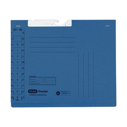 Artikelbild 4 für ELBA Pendelhefter Karton blau 1 x Amtsheftung, Artikelnummer 332678