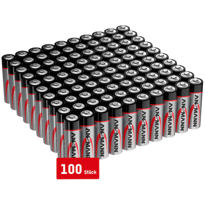 Artikelbild 2 für 100 ANSMANN Batterien Mignon AA 1,5 V, Artikelnummer 105781