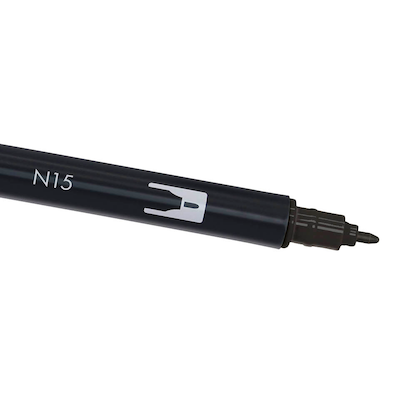 Artikelbild 2 für Tombow ABT Dual Brush-Pen schwarz, 1 St., Artikelnummer 120301